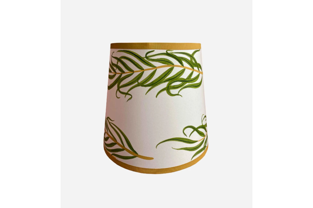 MINNIE-MAE STOTT Hand-painted Willow Bough Lampshade, by Glassette