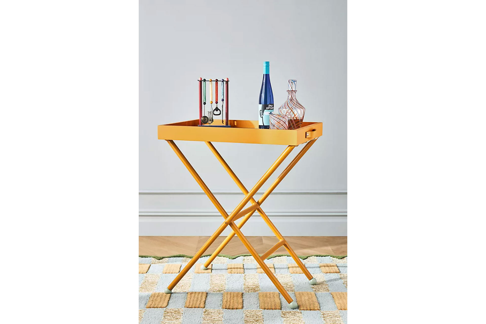 yellow bar trolley by Matilda Goad