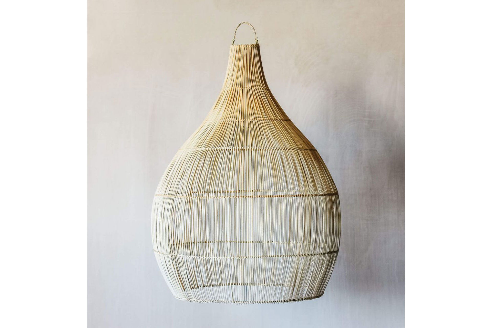 Tulip Rattan Shade, £275, Graham and Green, grahamandgreen.com
