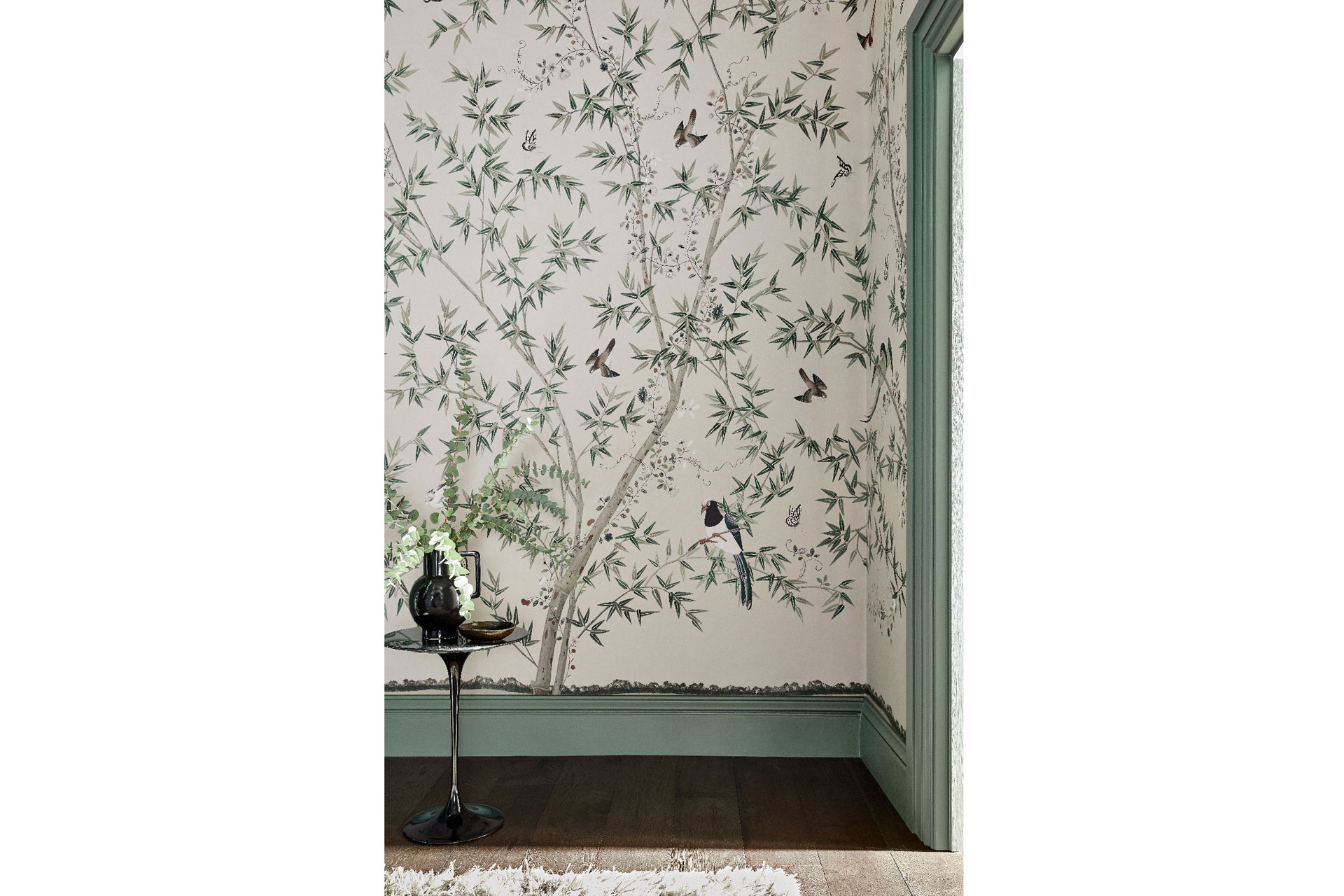 Belton Scenic Oyster Wallpaper by Little Greene