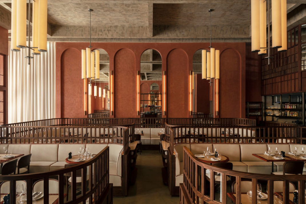 Interior view of Maison Francois