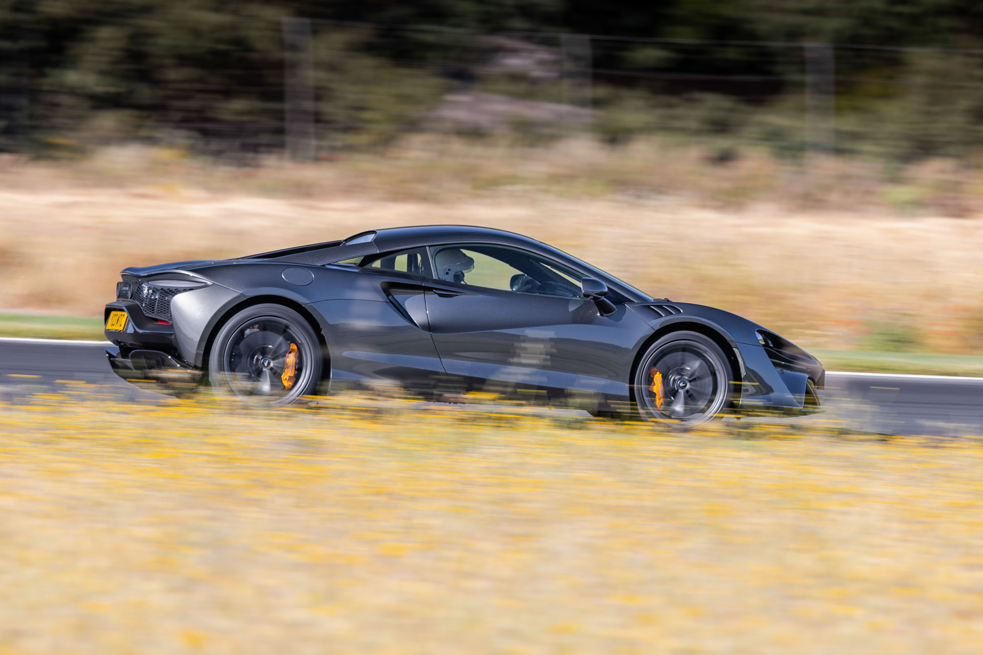 A side view of the McLaren Artura