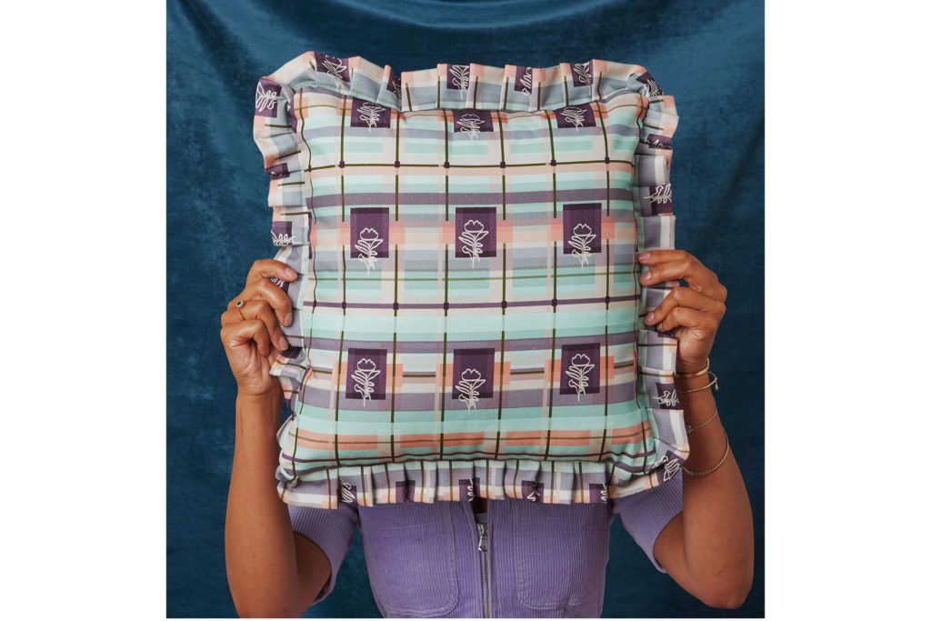 Micheala Sharp Ruffle Cushion