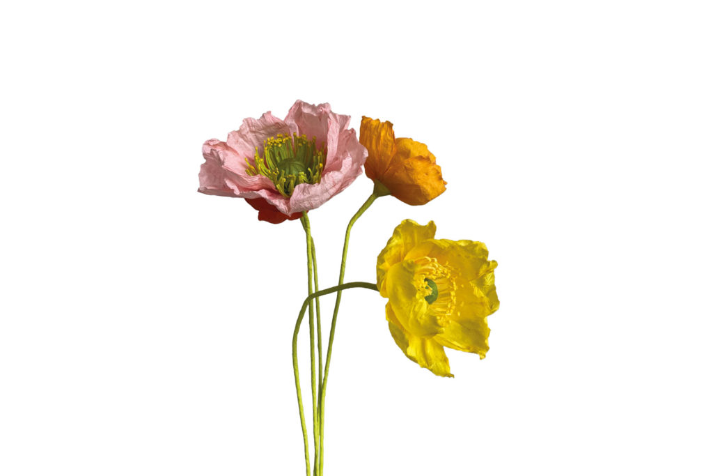 Paper poppies - interiors inspiration