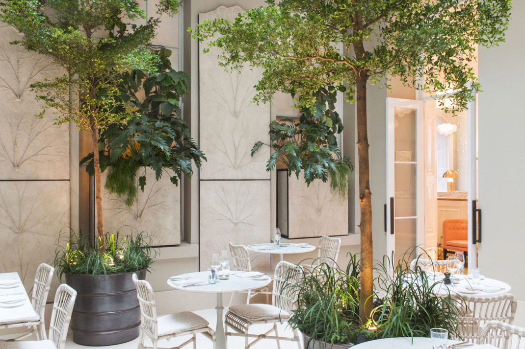 interior view of Spring Restaurant at Somerset House