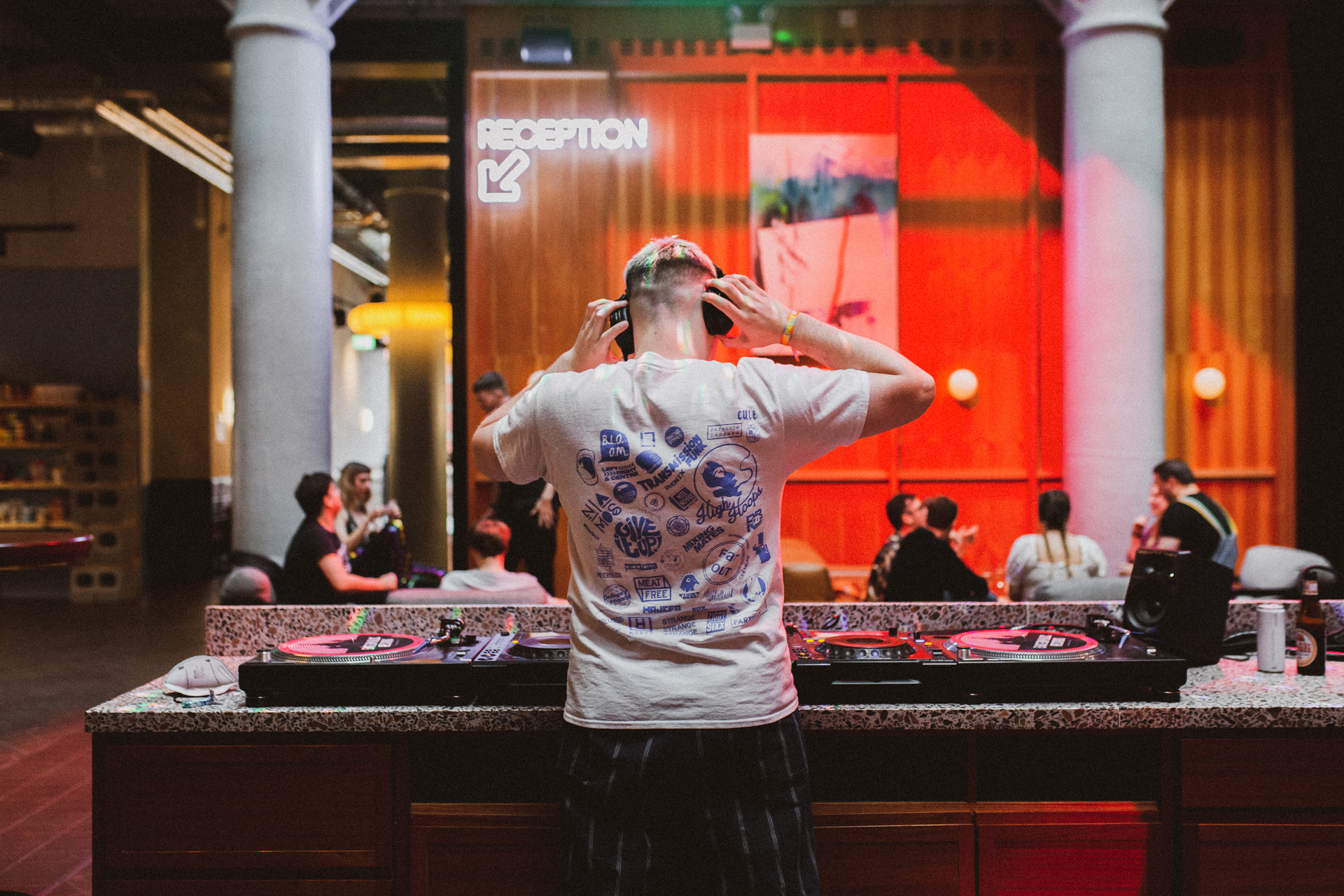 a dj at Manchester Pride x Native Freedom to Be