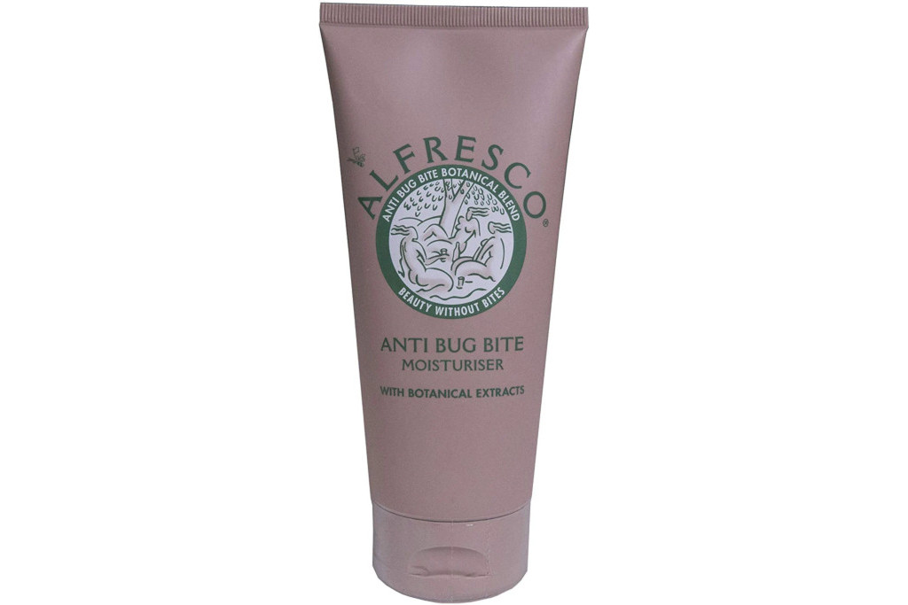Bottle of bug bite moisturiser