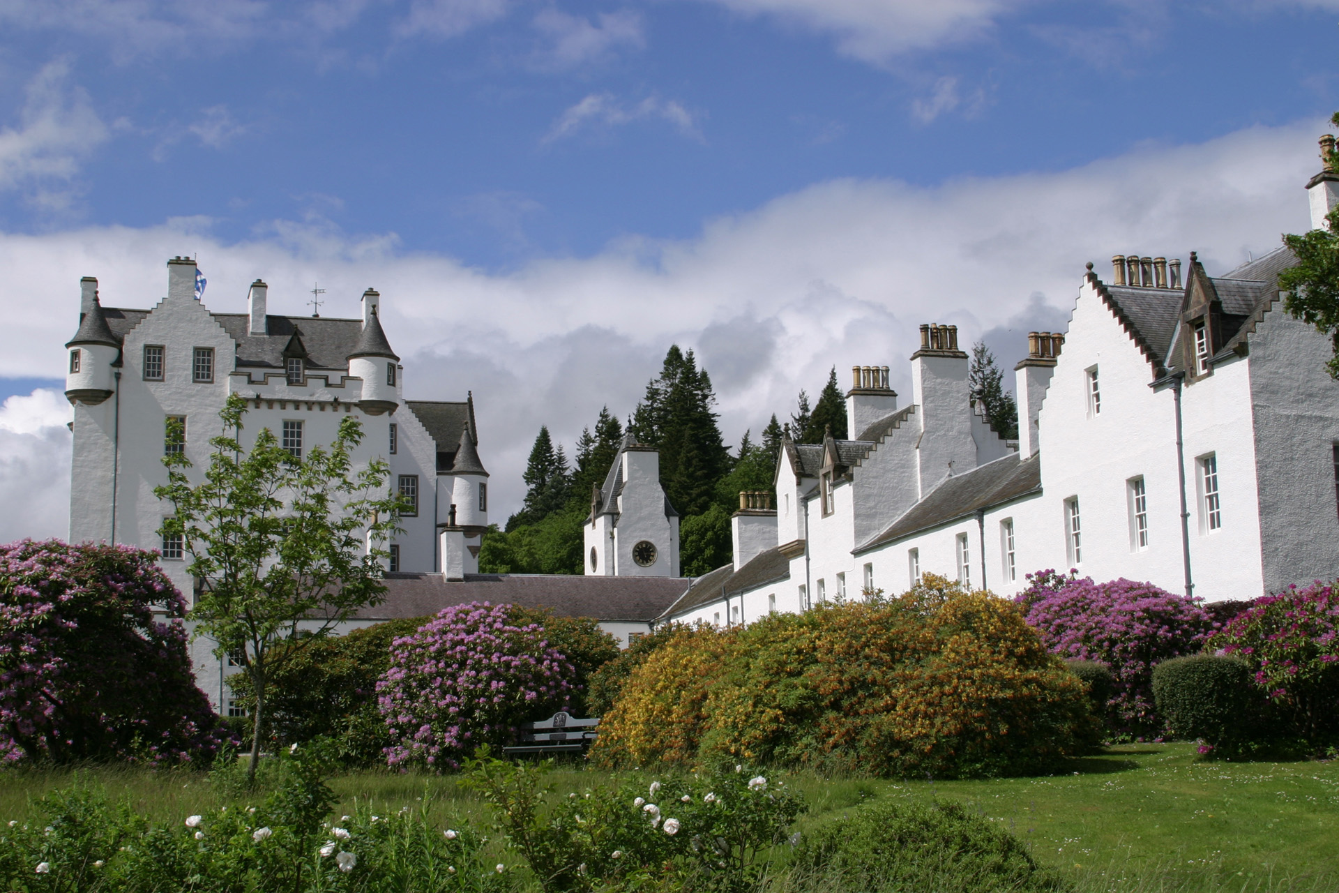 Blair Castle located in Perthshire,