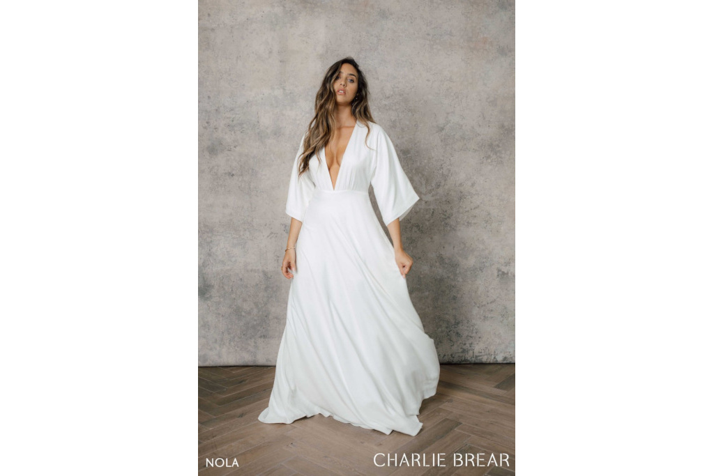 Woman in white dress