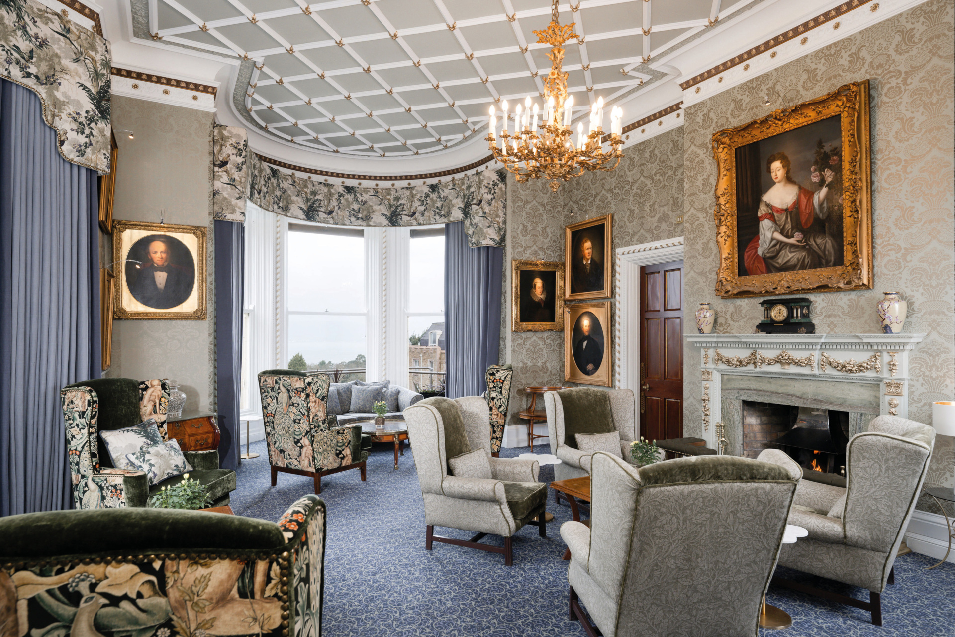 Ornate sitting room