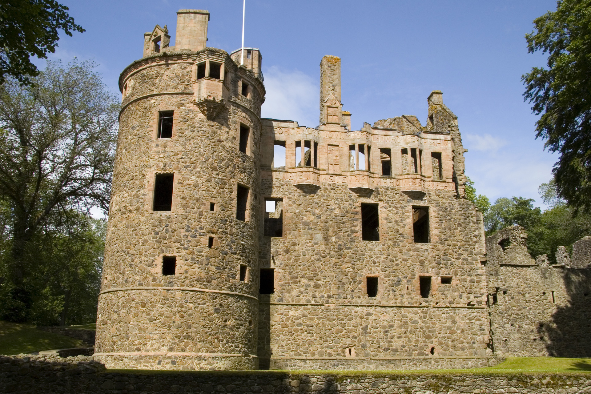 Huntly Medieval Castle, Scotland