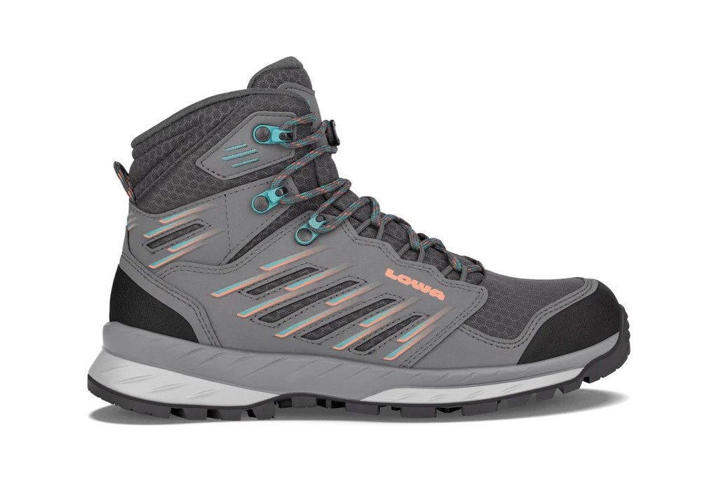 colourful walking boots
