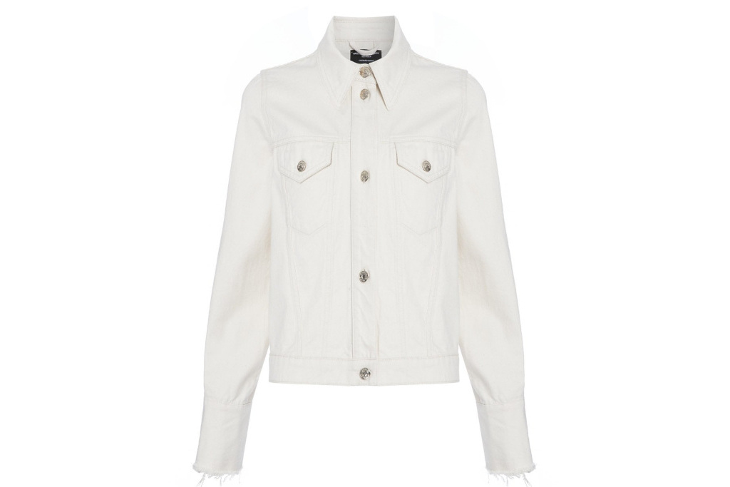 White denim jacket