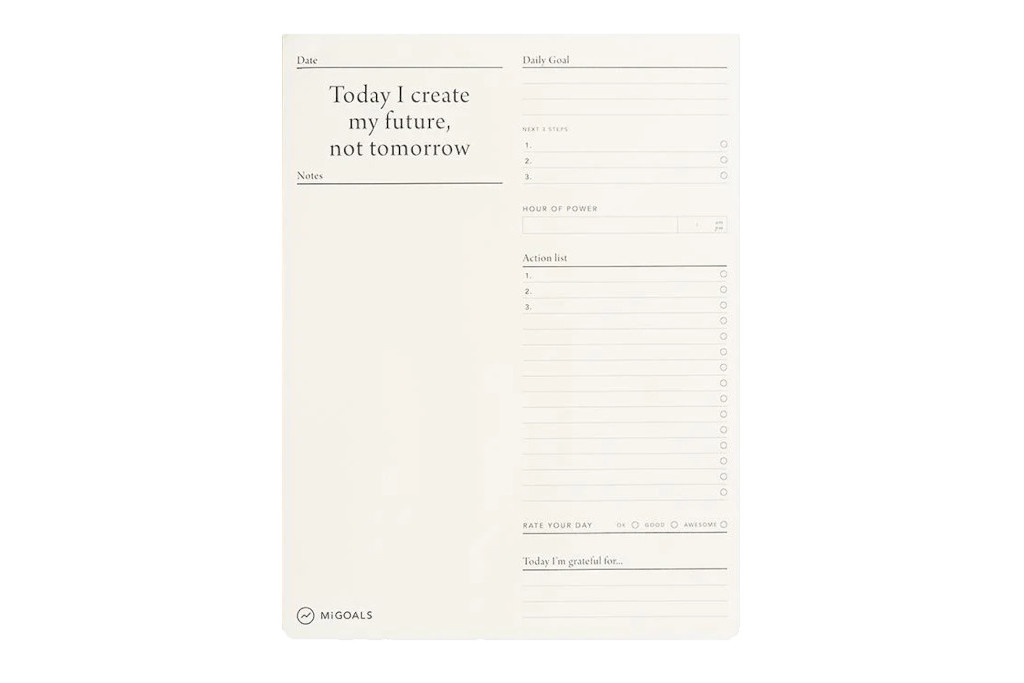 Daily planner sheet