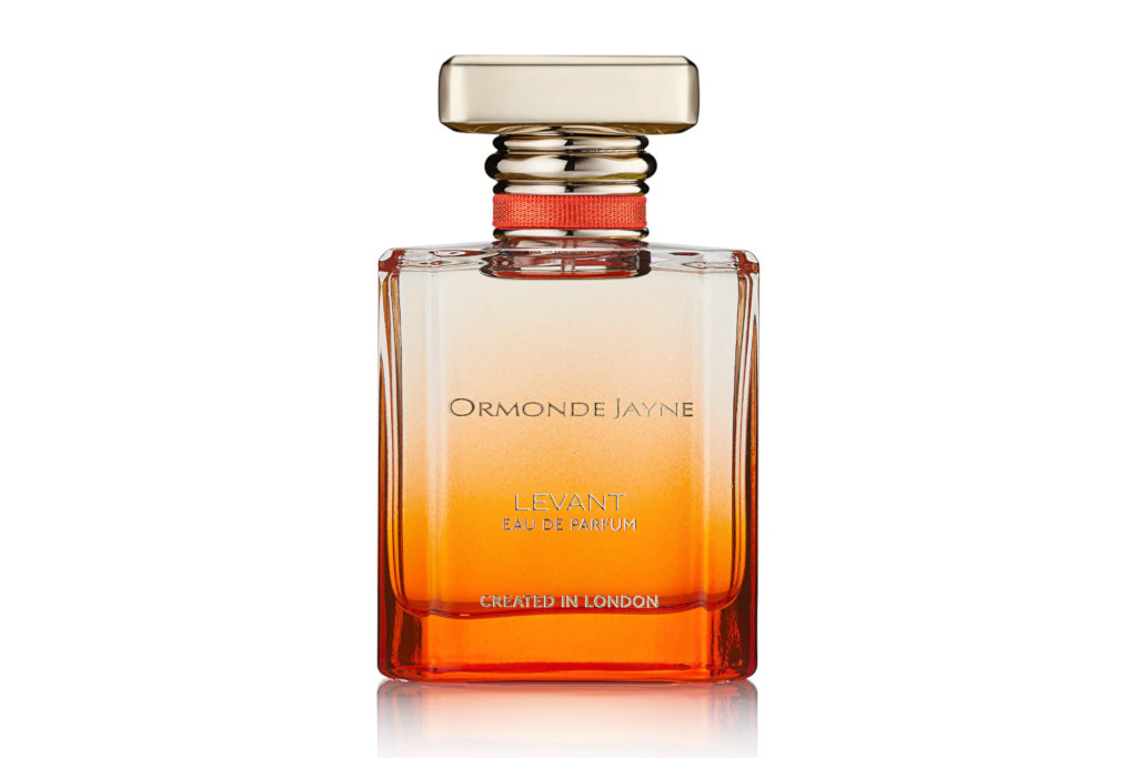 Orange and gold perfume bottle | British fragrances Christmas