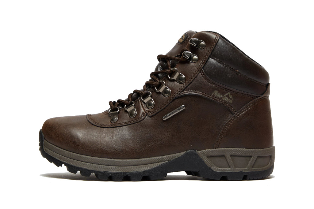 Brown walking shoe