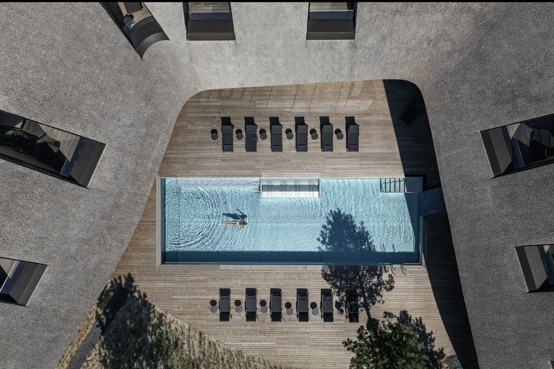 The pool at Lanserhof Sylt