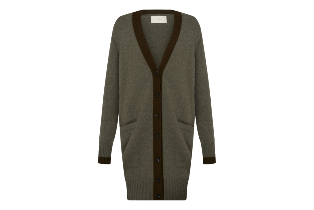 Green cardigan