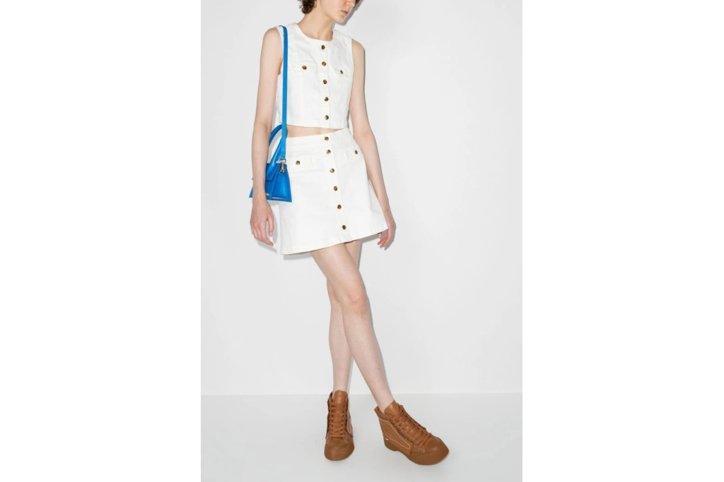 Woman in white co-ord