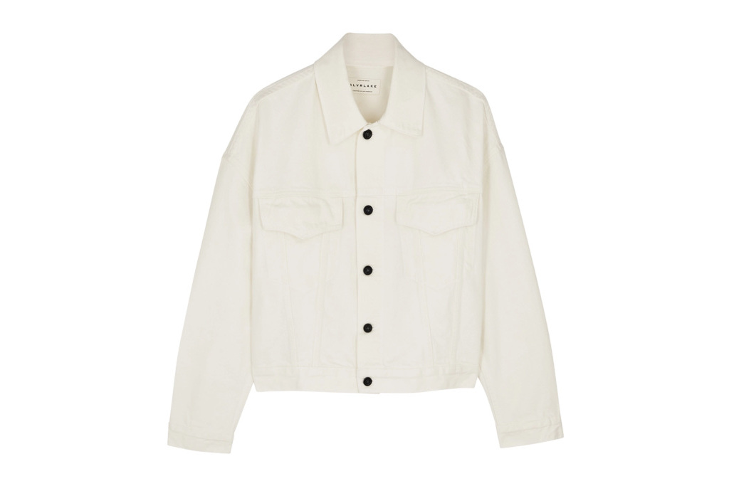 White denim jacket