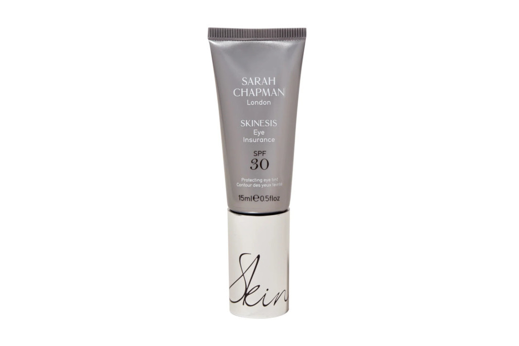 Grey tube of eye cream