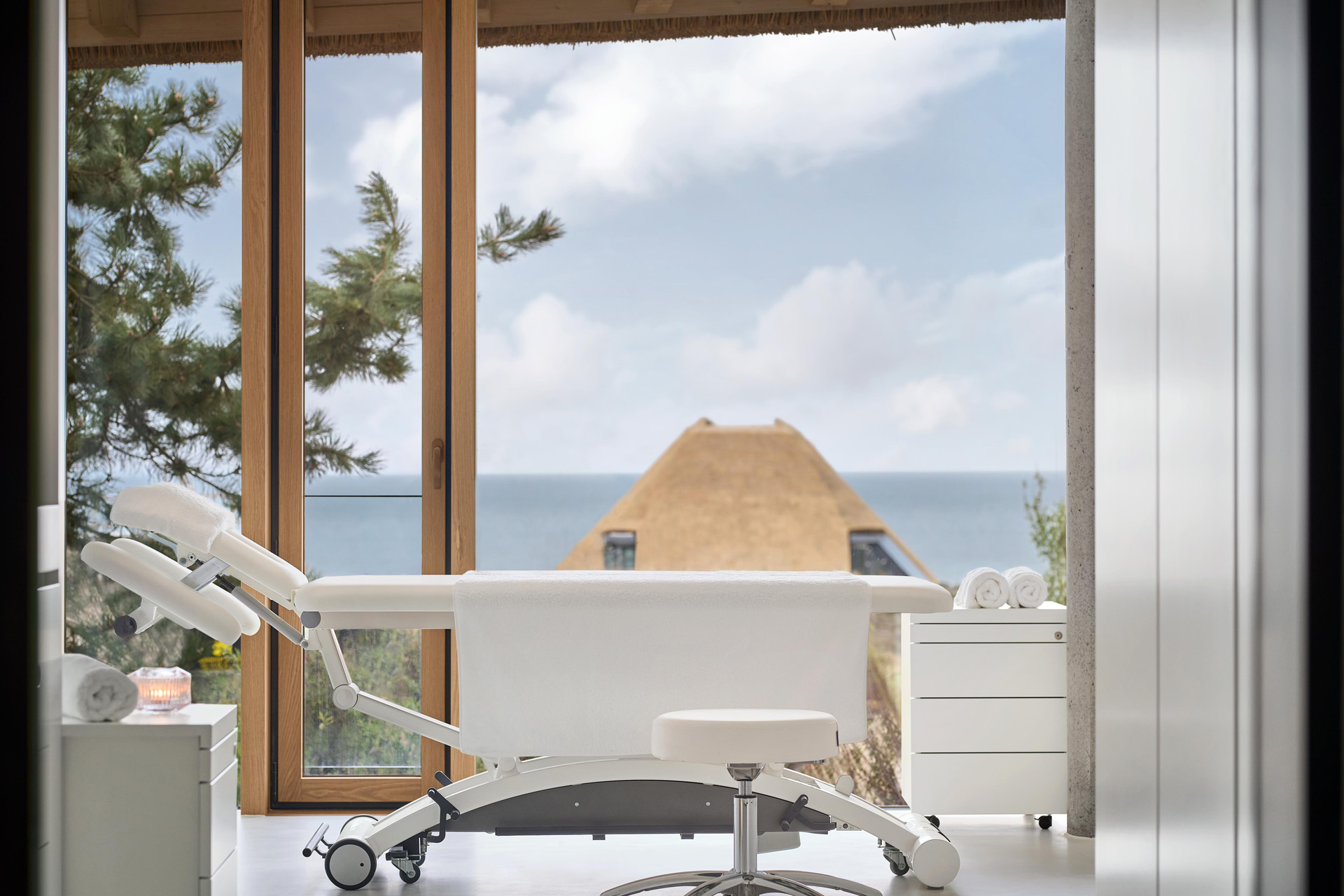 medical chair at Lanserhof Sylt