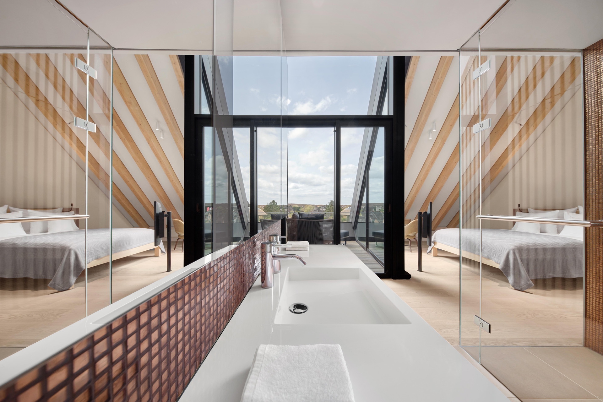 A suite at Lanserhof Sylt