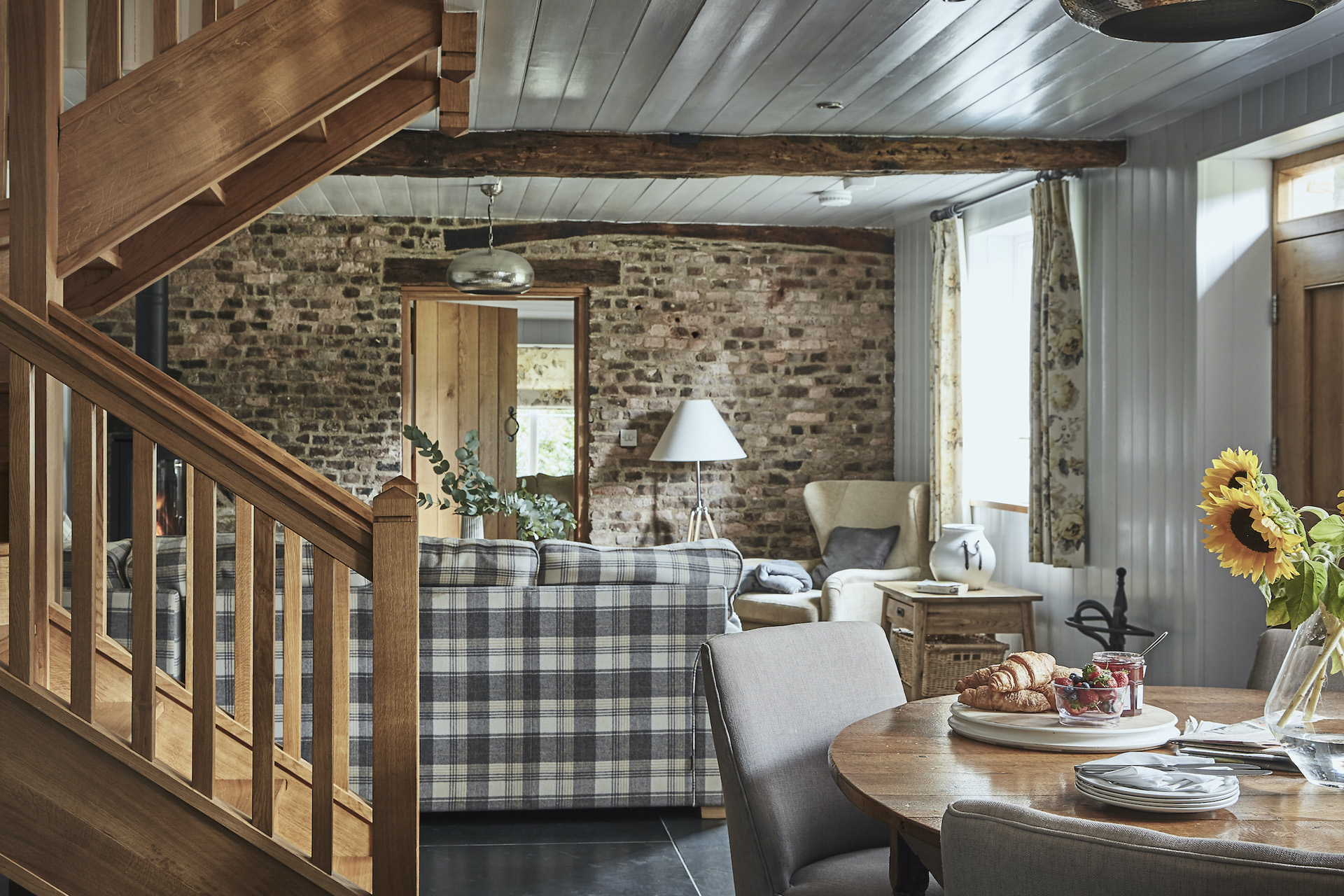 a dining room area at tan llan cottage