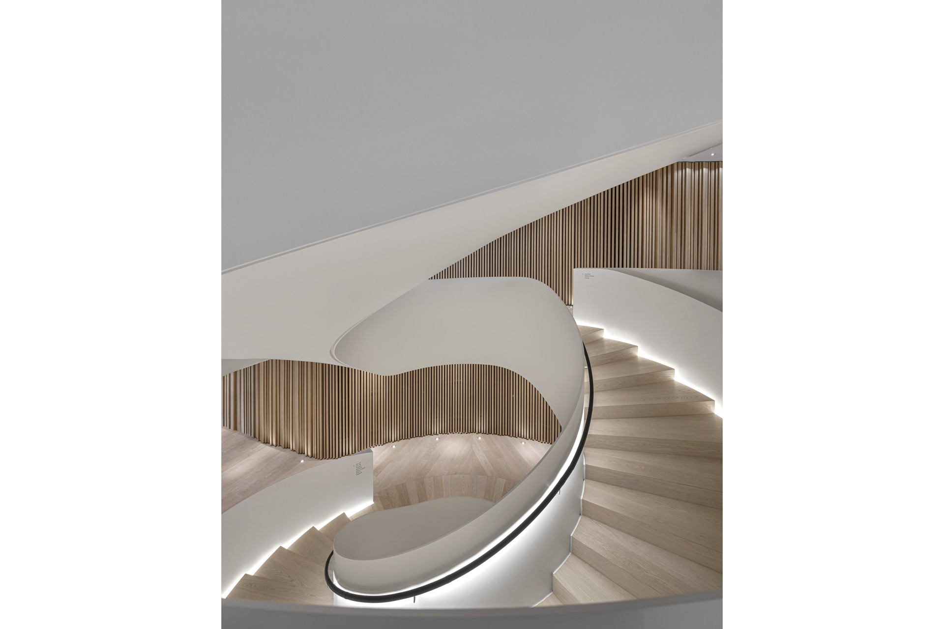 the staircase at Lanserhof Sylt