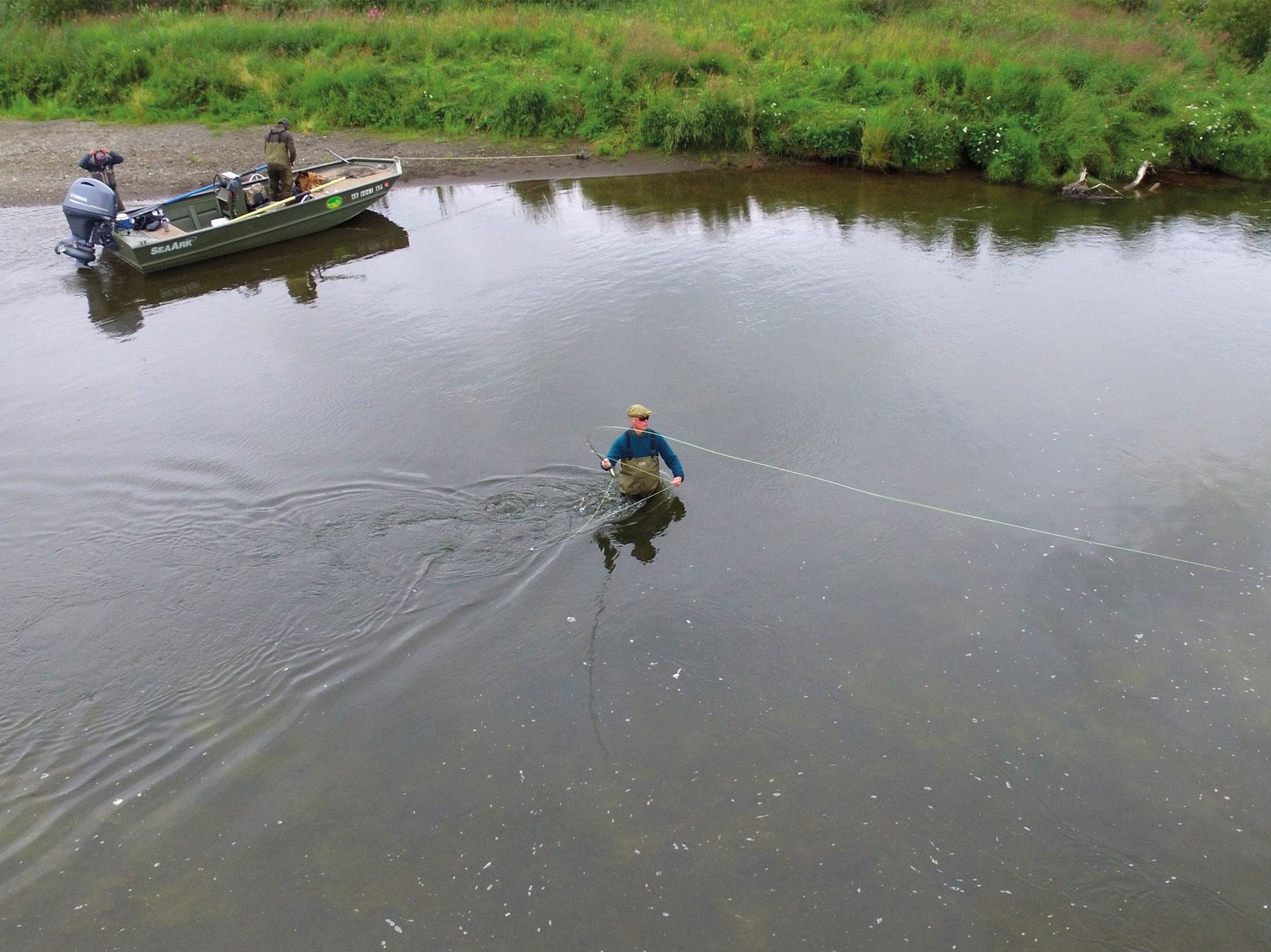 Jonathan Young fly fishing
