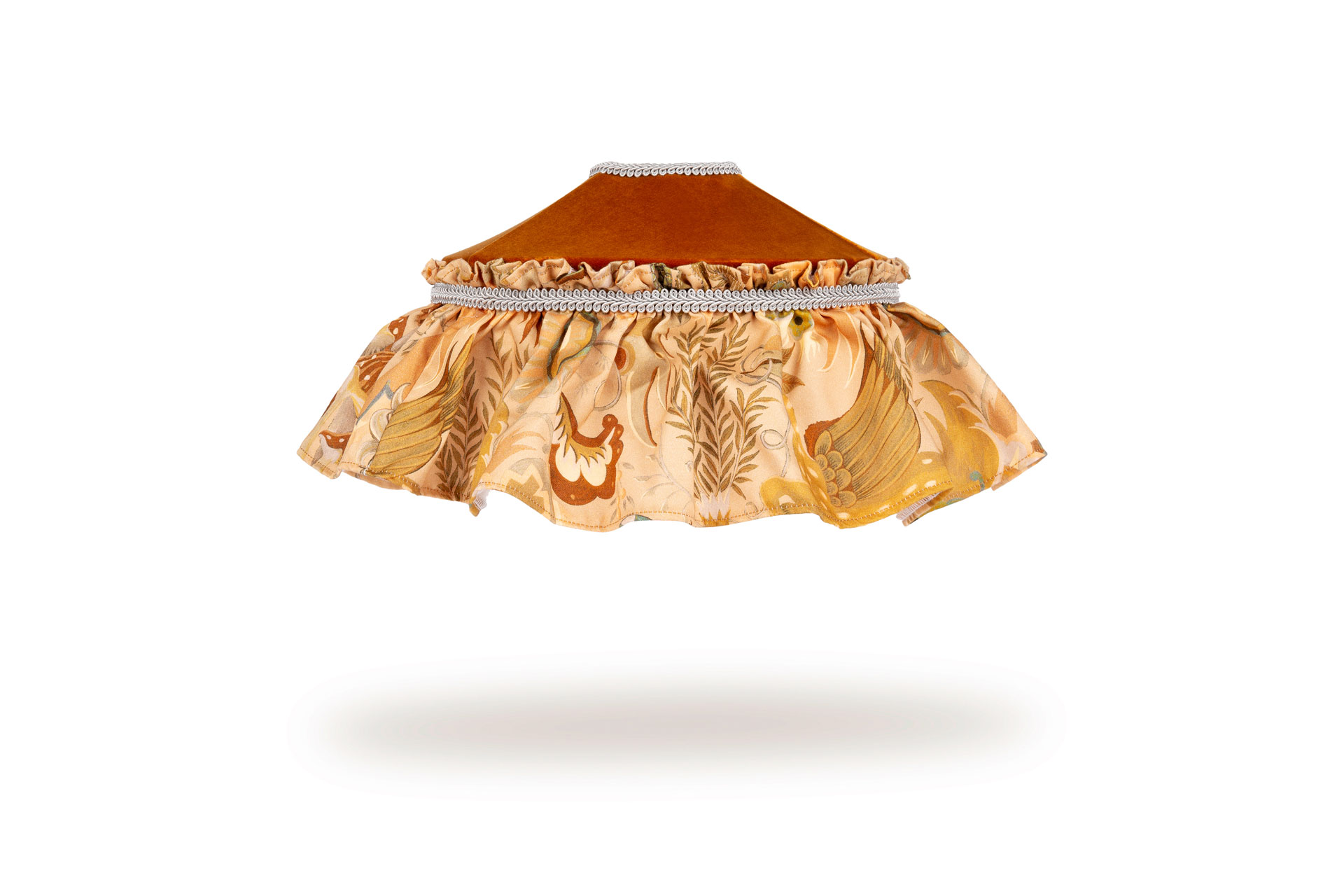 a ruffled lampshade by House of Hacnkey x Pierce & Ward, that's part of the Phantasia collection