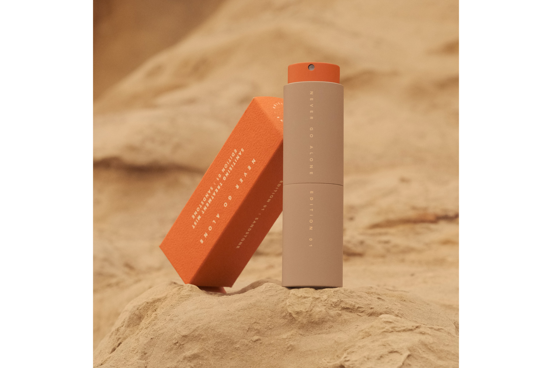 never go alone hand sanitiser