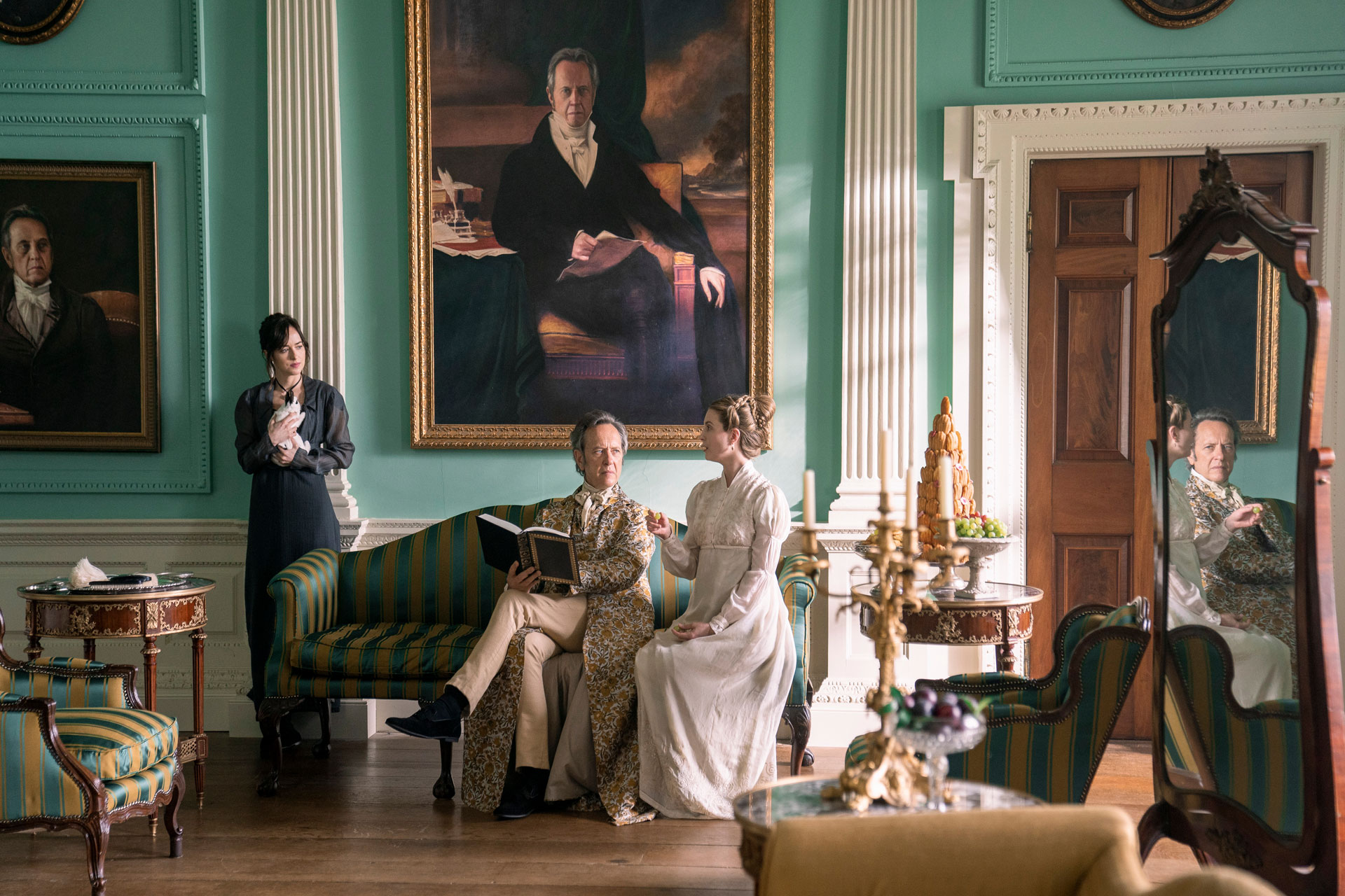The interiors of the fictional Kellynch Hall in Jane Austen's Persuasion. The Netflix Adaptation