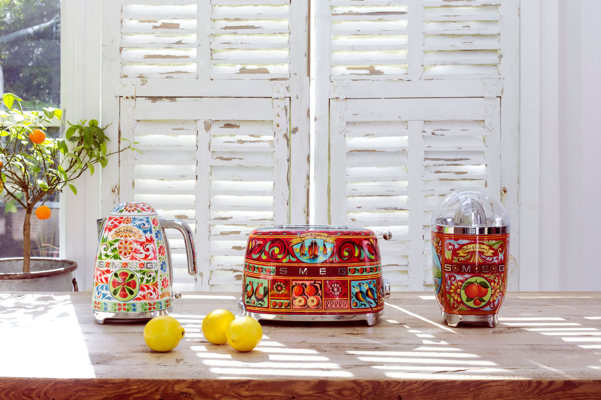 Smeg x Dolce & Gabbana Sicily is my Love collection