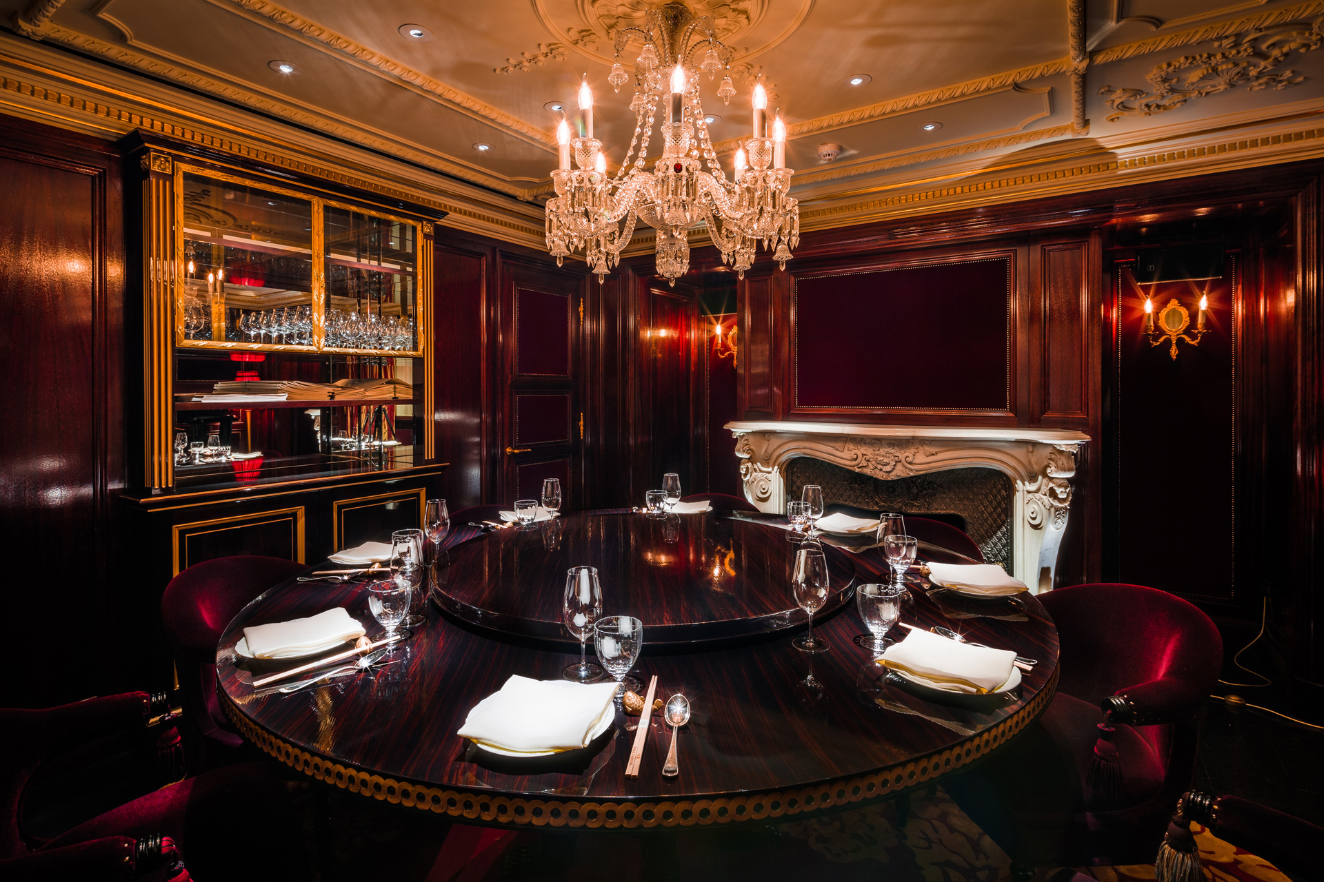 Private dining room at Park Chinois