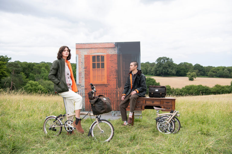 First Look: New Barbour & Brompton Bicycle Collaboration - Style