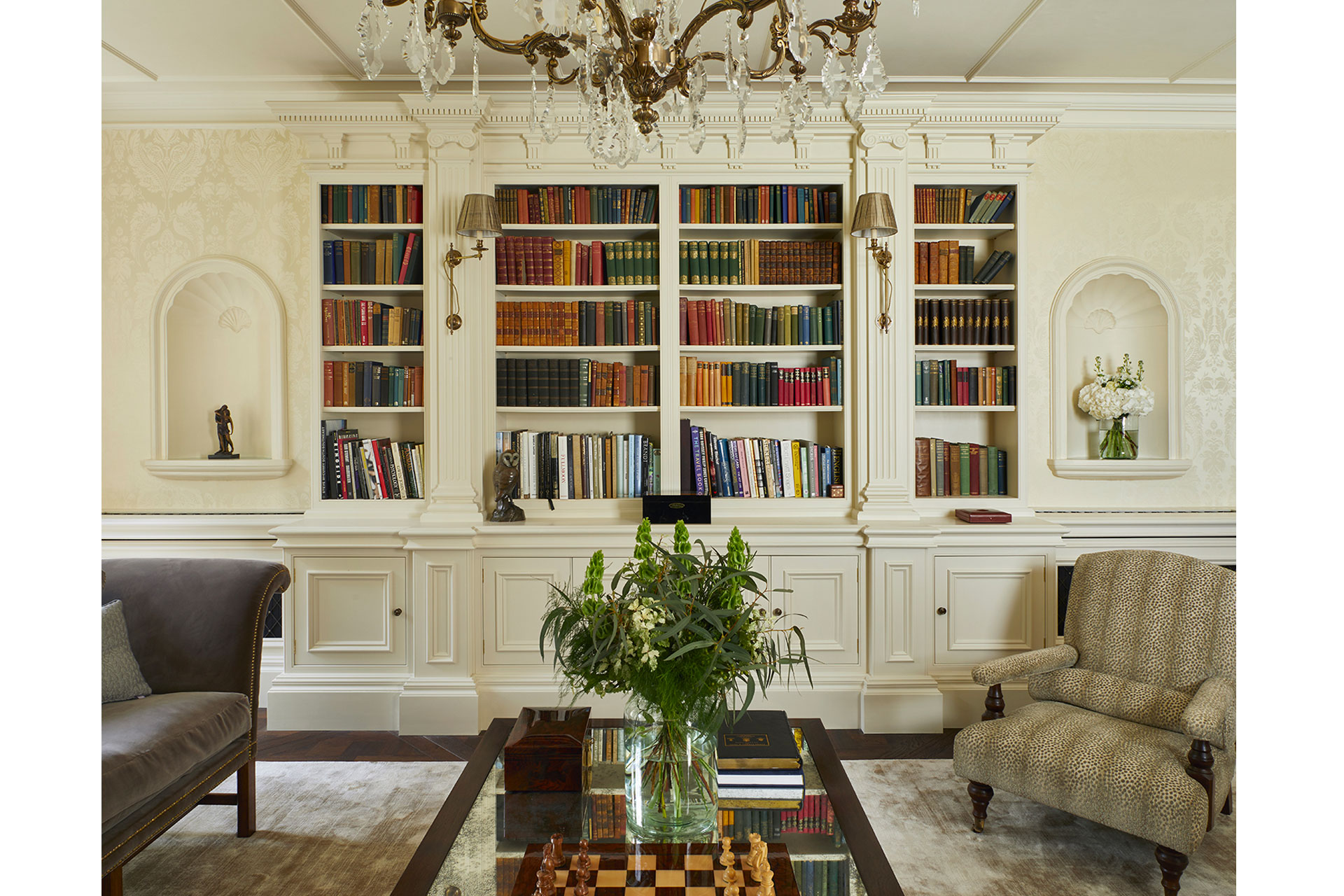 Home library by Clive Christian
