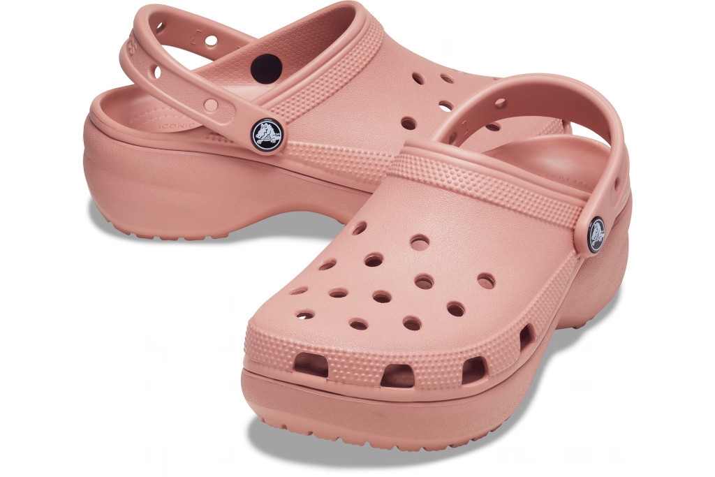 Pink crocs
