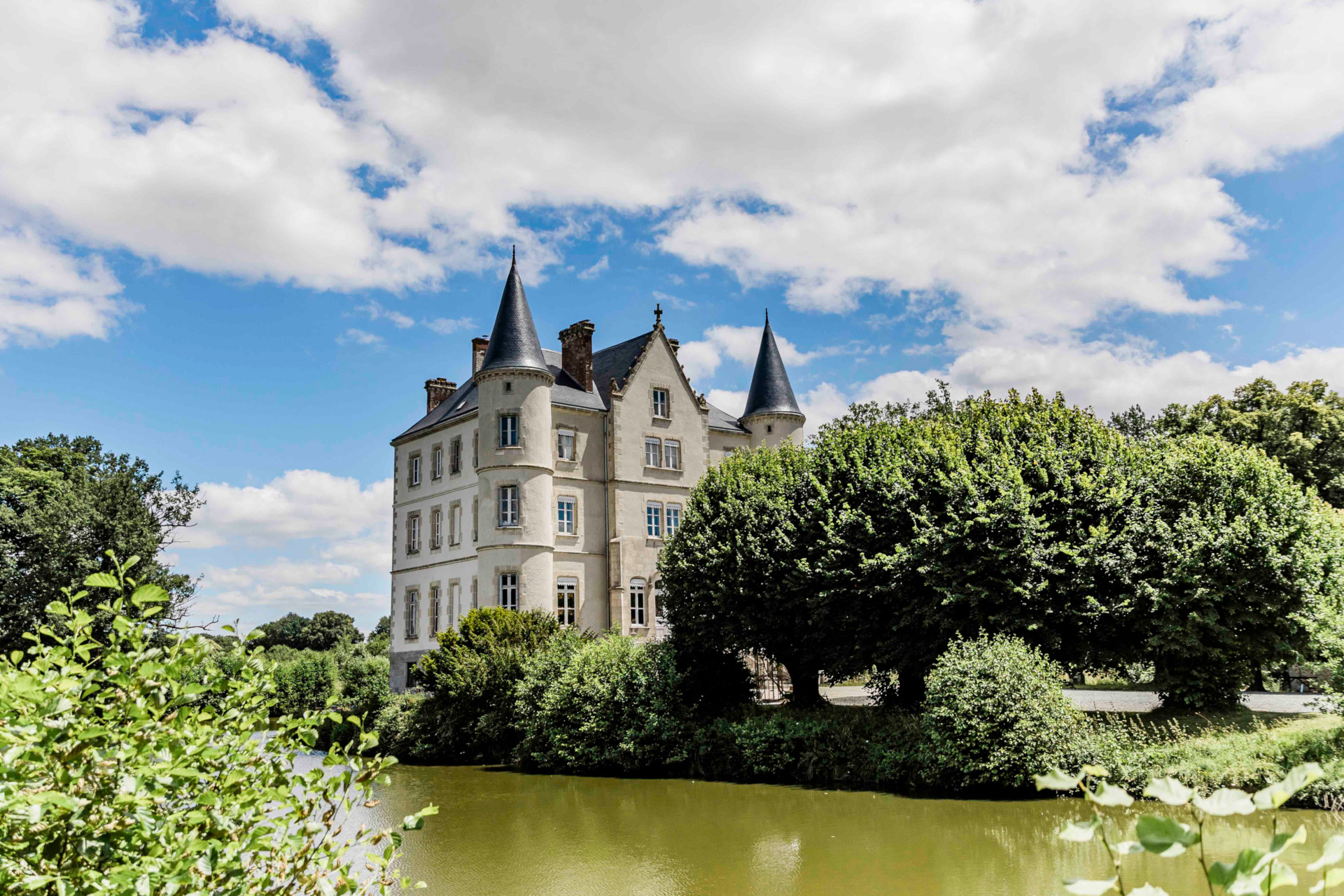 Chateau on a moat