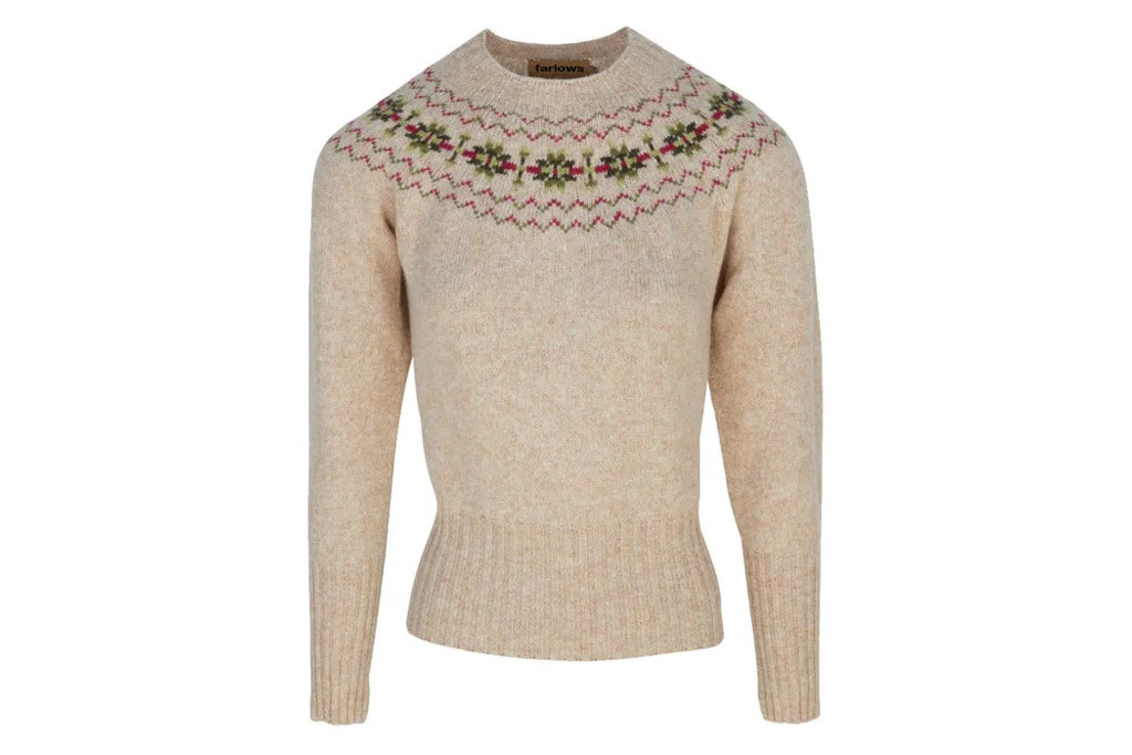 Fair isle knit jumper