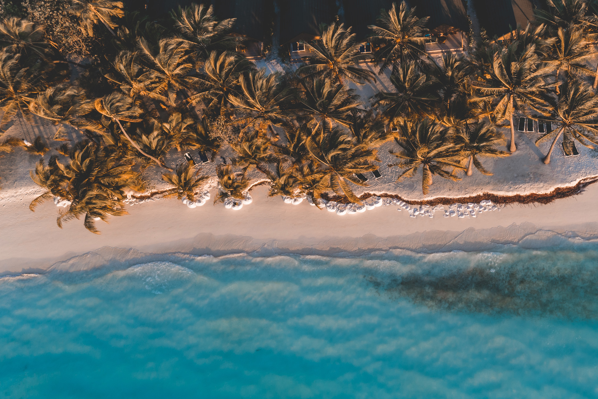 Maldives island beach