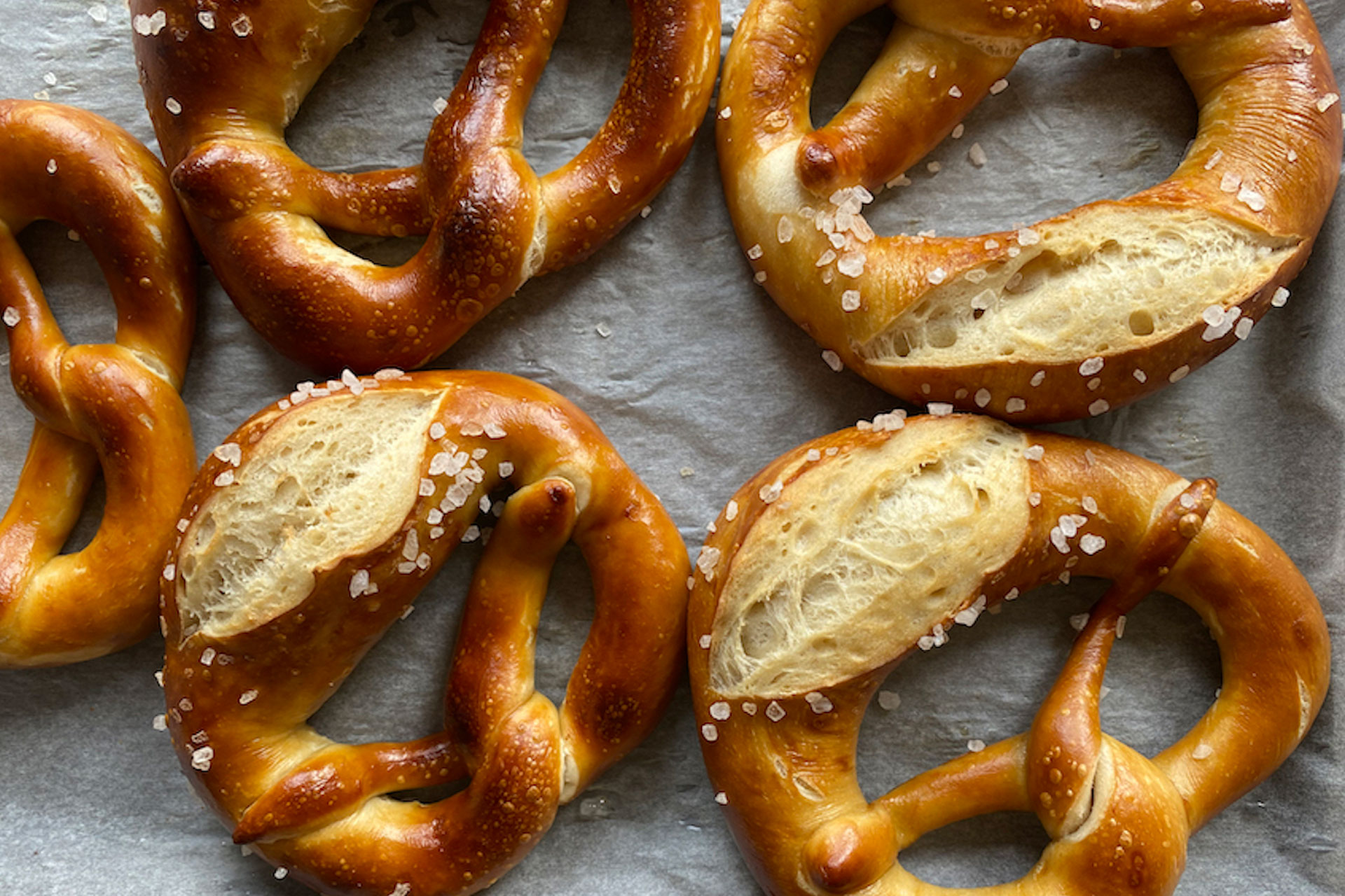 Sourdough pretzels