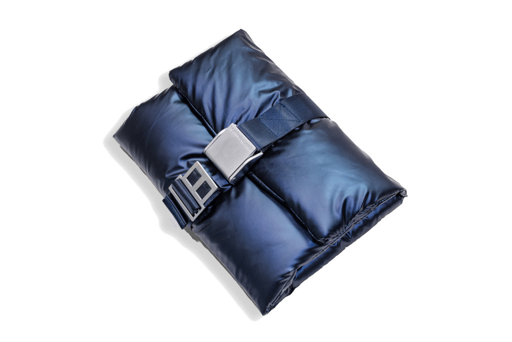 Blue pouch