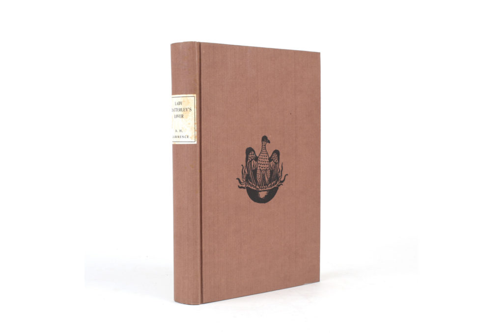 Lady Chatterley's Lover, DH Lawrence, signed first edition