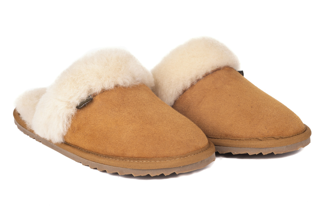 Brown slippers
