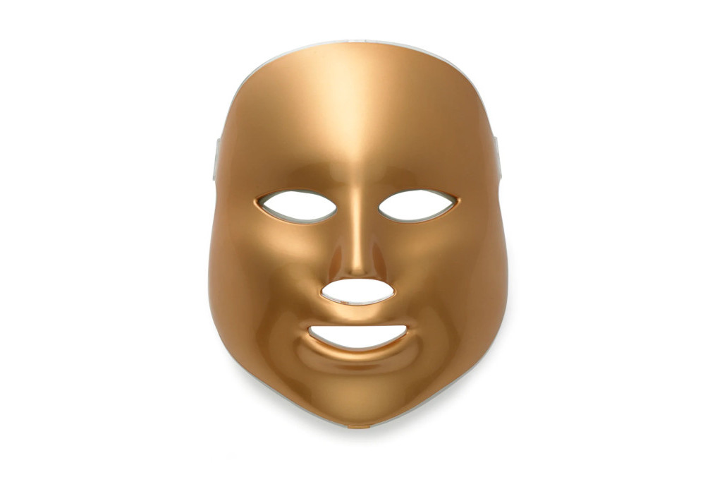 Gold face mask