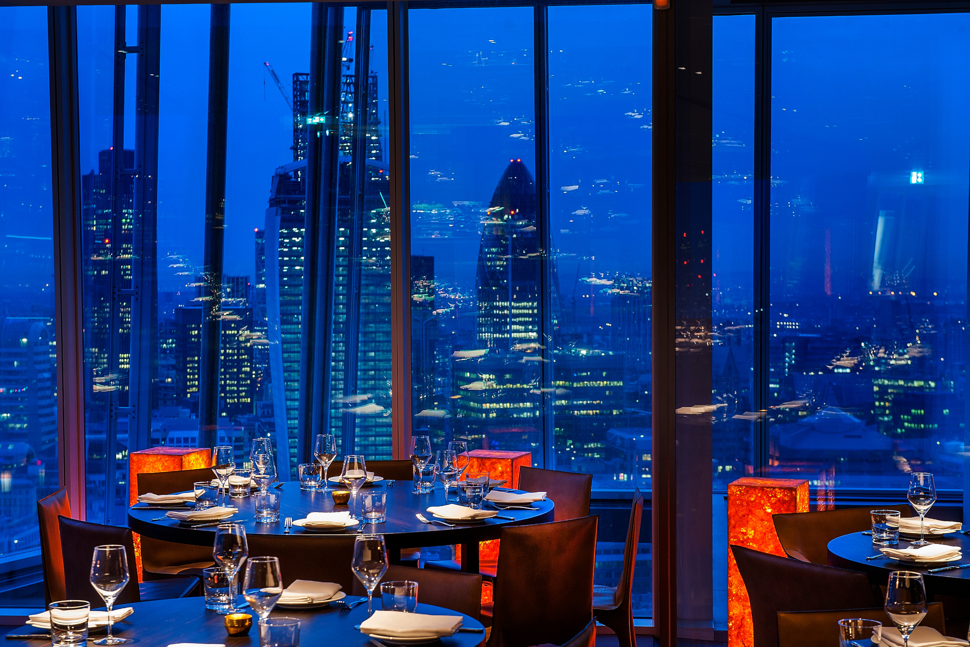 Oblix at The Shard interiors