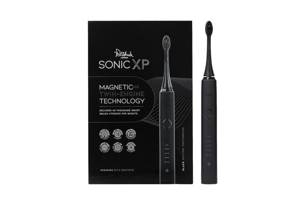 Black electric toothbrush