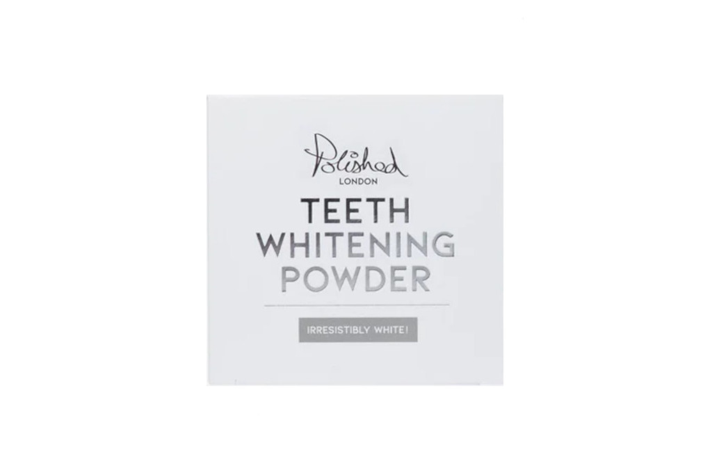 Box of teeth whitening powder