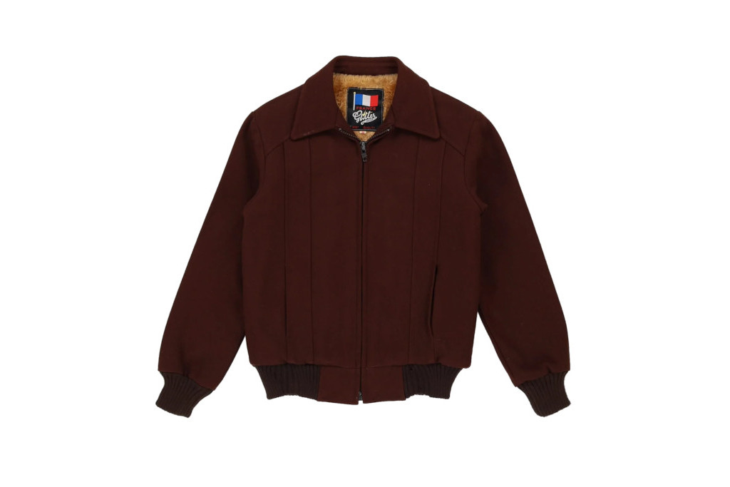 Reddish brown vintage jacket